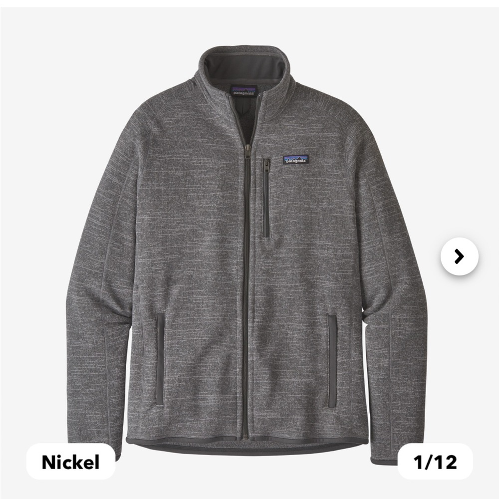Men’s Patagonia Better sweater in nickel